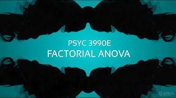Factorial ANOVA | UGA Statistics
