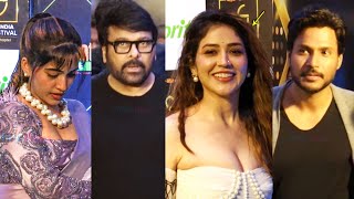Chiranjeevi, Anchor Sravanthi, Sundeep Kishan, Priyanka Jawalkar, Ananya, Divya Sripada Visuals