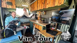 Full-Time Van Life with Dog | Rustic Meets Modern | Ultimate Stealth Camper Van Tour by Alternative House 2,500 views 9 months ago 25 minutes
