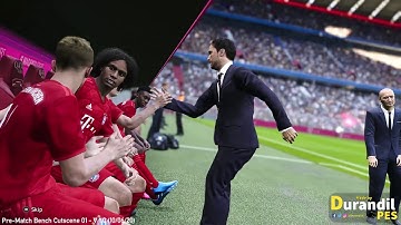 PES Cutscene Suggestion #7 - Pre-match Bench (Work in progress)