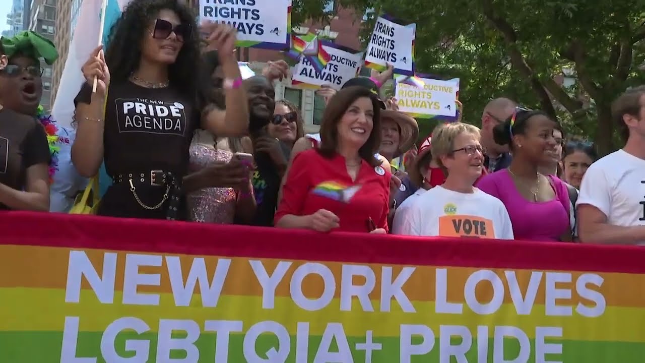 Governor Hochul Marches in the New York City Pride Parade