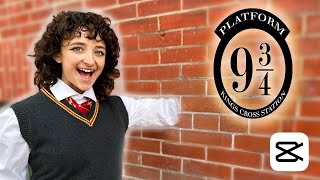 How to create Platform 9 3/4 Effect from Harry Potter | CapCut Tutorial