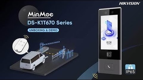 MinMoe DS-K1T670 Series - Unboxing & demo