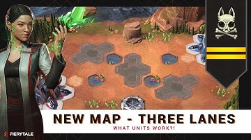 NEW RIVALS MAP - THREE LANES! What units work?! | Command and Conquer Rivals