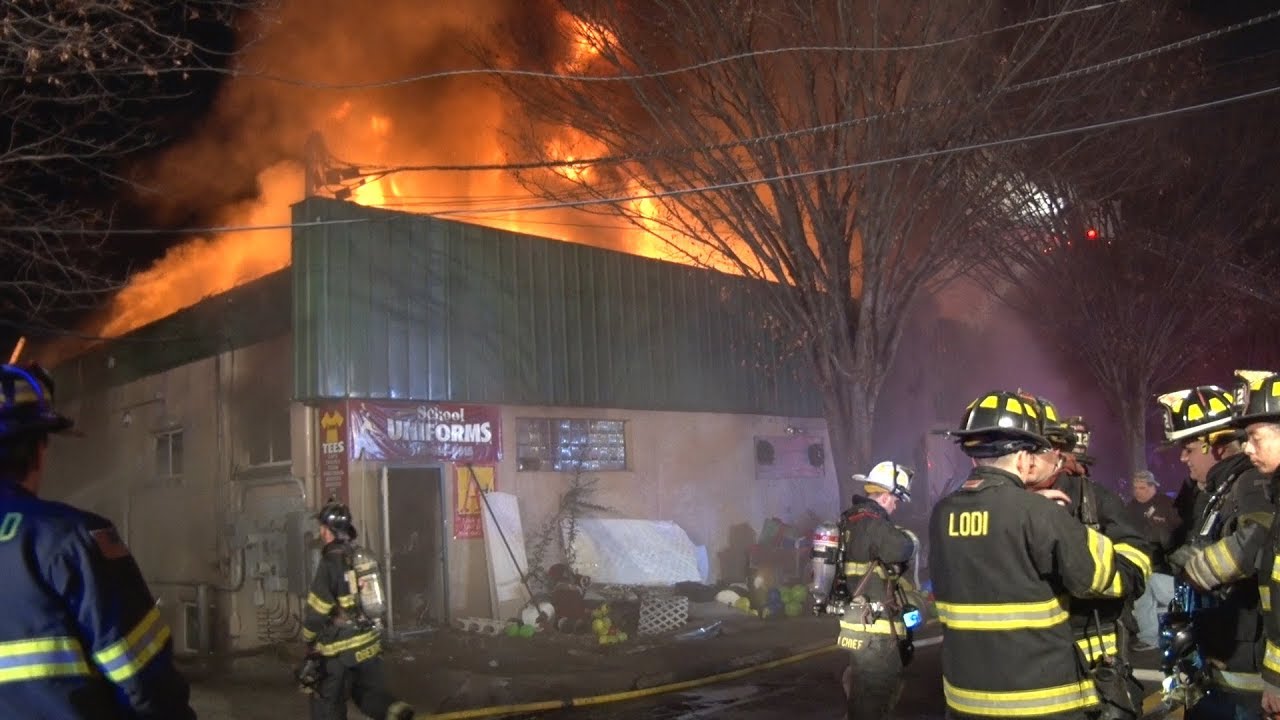 Lodi,NJ Fire Department Multiple Alarm 1/2/20 YouTube