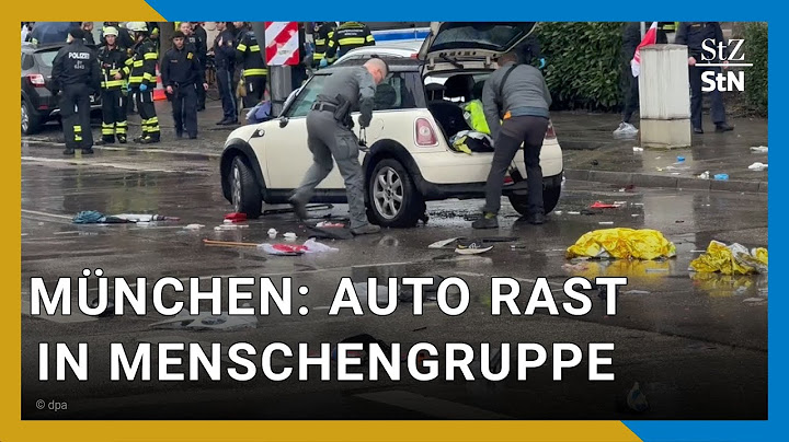 Auto fährt in München in Menschengruppe | Mehrere Menschen verletzt