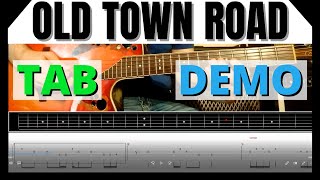 Old Town Road TAB EZ Guitar1