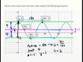 MCR3U UNIT 5 Writing Sine Cosine Equation Given Graph