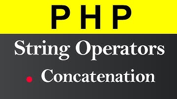 String Operators in PHP (Hindi)