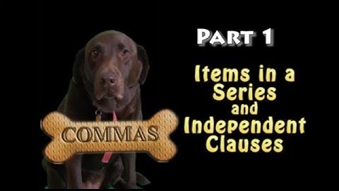Understanding Commas, Part 1