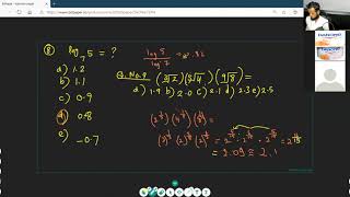 SAT Math UAE student Live class-Exponential and Logarithmic  Function practice -part 2
