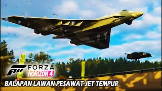 Balapan Lawan Pesawat Jet Tempur | FORZA HORIZON 4 Indonesia