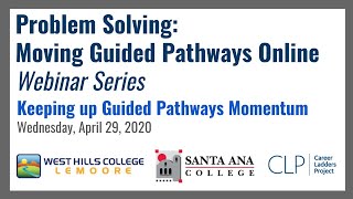 Keeping up Guided Pathways Momentum
