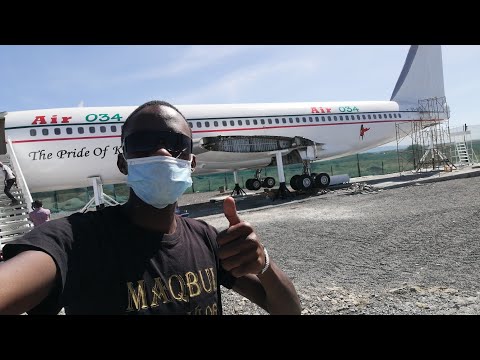 Club 034! Plane turned restaurant Kitengela