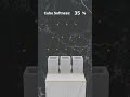 0% vs 100% Soft Cube in Drop Test #physics #simulation #shorts