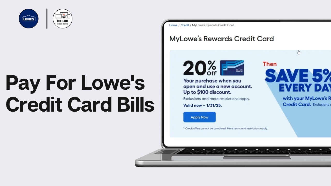 How To Pay For Lowe's Credit Card Bills 2024 Make a Lowe's Credit