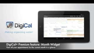 DigiCal+ Premium Calendar Feature: Month Widget screenshot 2