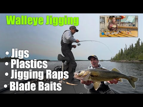 Walleye Jigging: Livebait, Plastics, Jigging Raps and Blade Baits