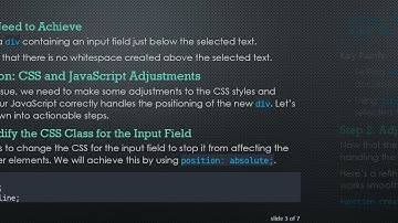 How to Add a div Under Selected Text in a div: A Guide to Fix Whitespace Issues