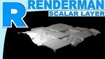 Renderman 21 Scalar Layered Displacement Tutorial