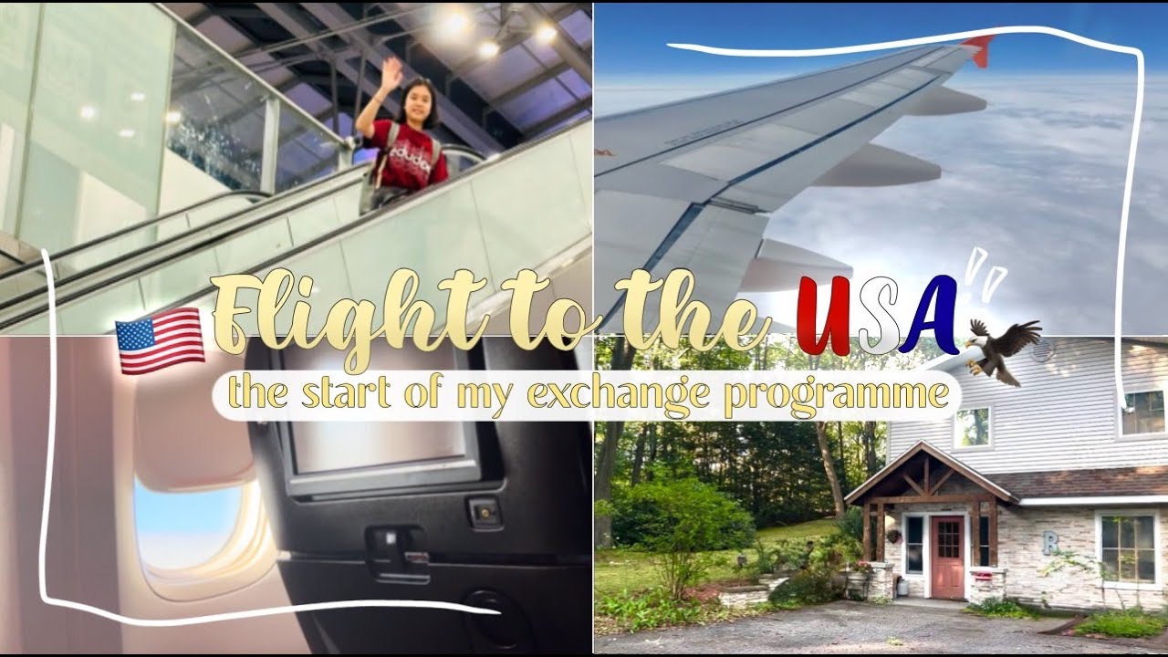 Flight to the USA 🛫🇺🇸 the start of my exchange programme