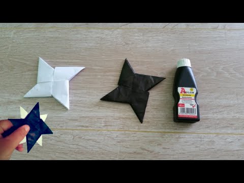 Kako napraviti origami suriken od papira
