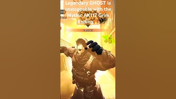 GHOST Retribution Legendary is unstoppable with the Mythic AK117 Grim Ending in Call of Duty Mobile