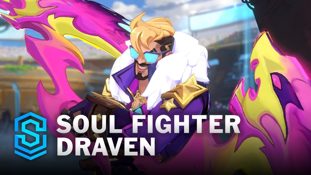 Soul Fighter Draven Wild Rift Skin Spotlight - YouTube