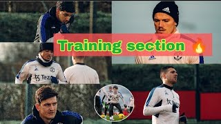 Man United training video 🔥 serious foot works, Speed and dribbles by Sancho, Pellistri, Garnacho...