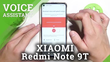 Google Assistant Settings on XIAOMI Redmi Note 9T – Change Voice of Assistant