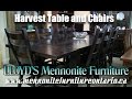 Mennonite Harvest Table and Chairs, Mennonite Furniture Toronto Ontario. Mennonite Harvest Table and Chairs, Mennonite Furniture Toronto Ontario.