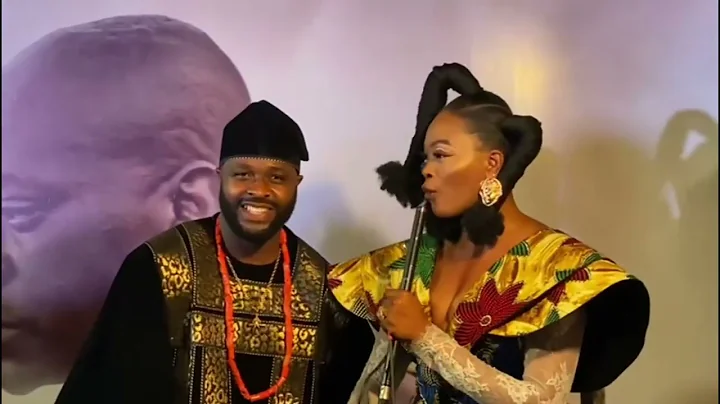 FEMI ADEBAYO SALAMI AT JAGUN JAGUN MOVIE PREMIERE