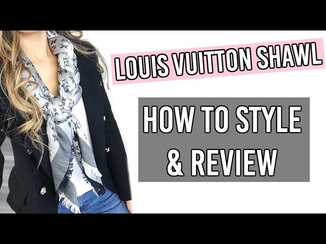 Louis Vuitton Confidential Square  Monogram Silk Scarf Unboxing & How to  Wear 