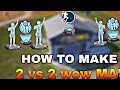 HOW TO MAKE 2v2 WOW DYNAMIC MAP / NO ROOM CARD MAP  / wow 