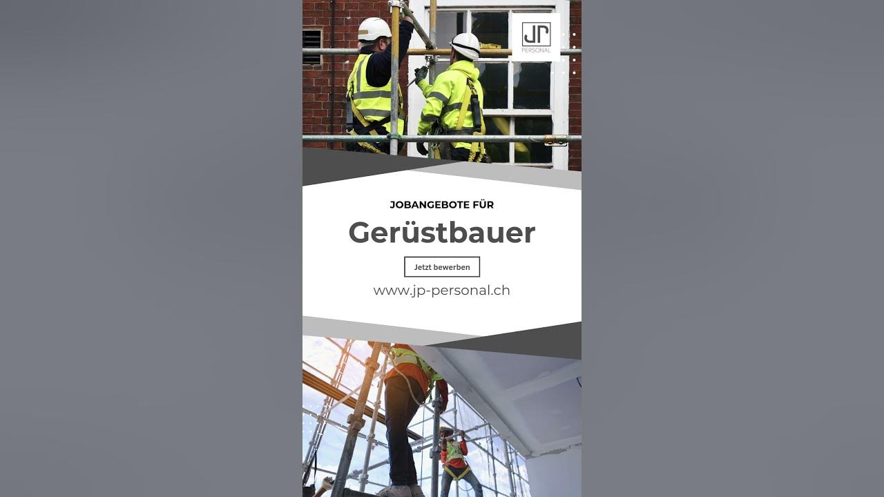 suche job gerüstbauer