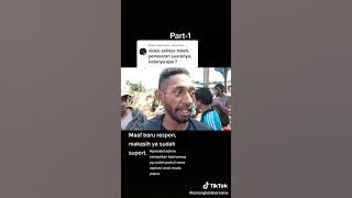 PRIATIN PEDAGANG MM PAPUA TEMPAT JUALAN Yang DIBONGKAR BOSWESEN KOTA SORONG 2022
