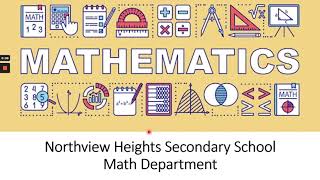 Mathematics Department - Course Selection 2021-2022