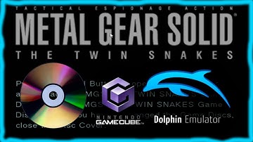 MGS The Twin Snakes - Swaping Discs on Dolphin Emulator 5.0
