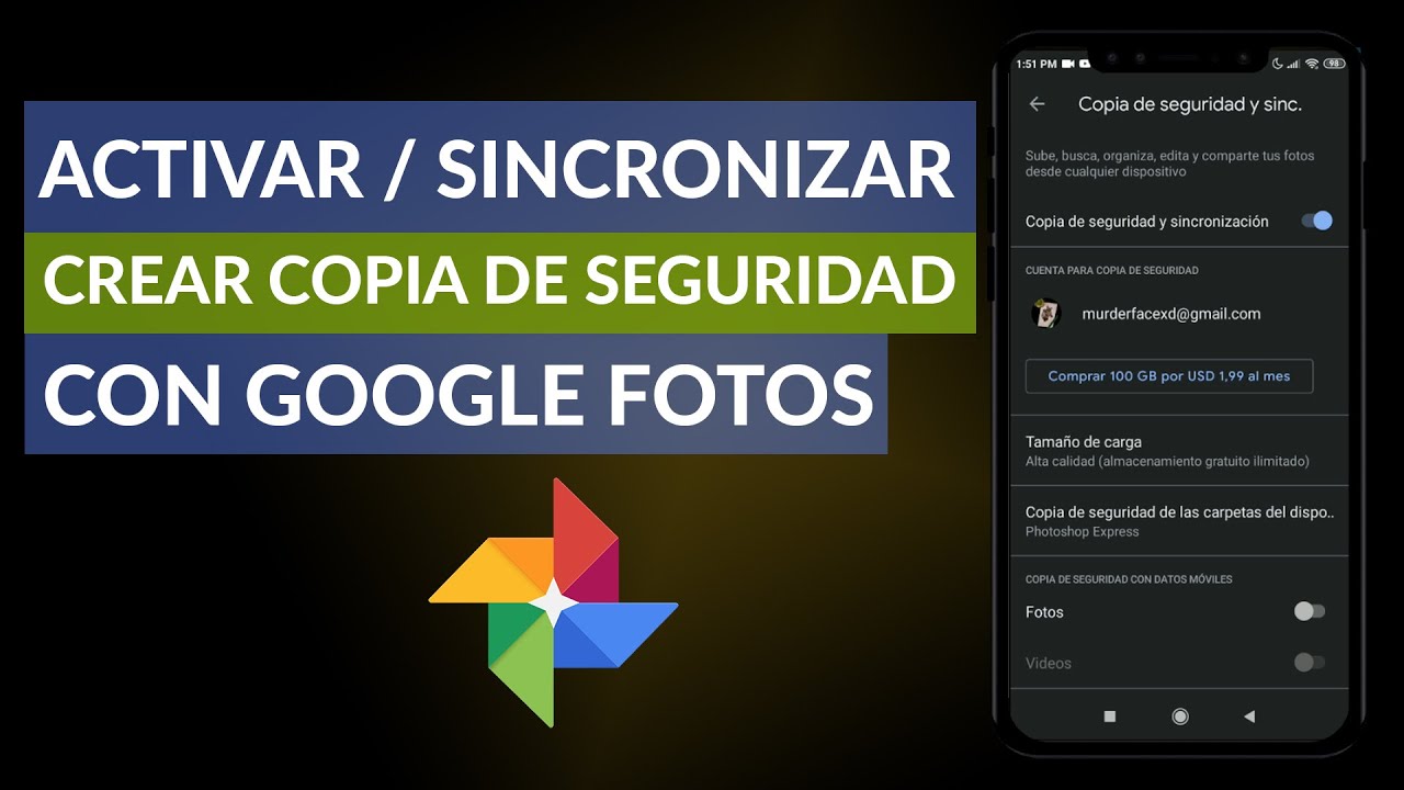 Cómo Activar, Sincronizar y Crear Copia de Seguridad con Google Fotos desde Ordenador y ...