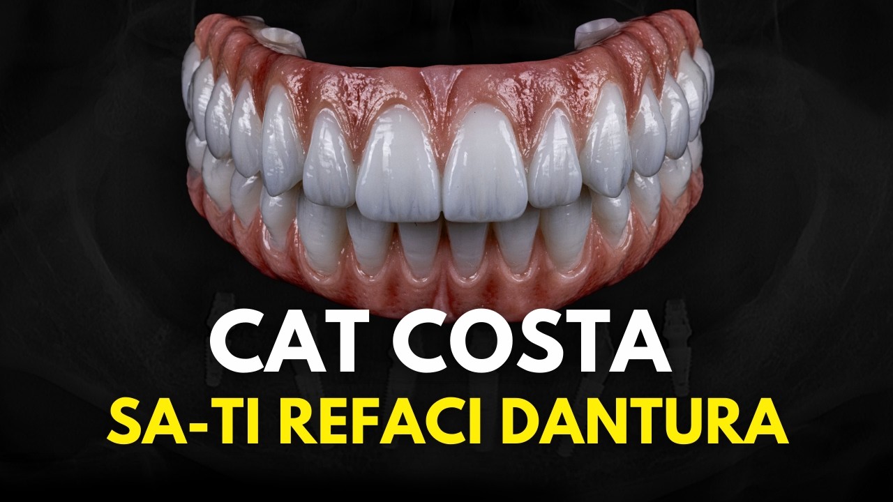 Cat costa sa iti refaci toata dantura in 2026? Pret implanturi dentare pentru toata gura.