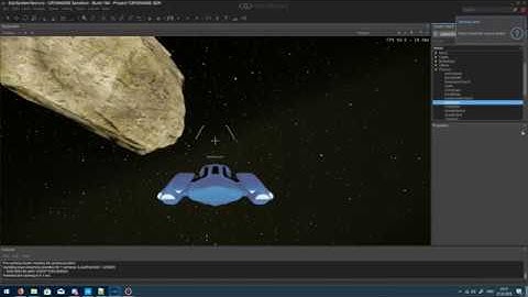 CRYENGINE Space game hyperjump failed test