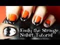 Emily the Strange nail art tutorial