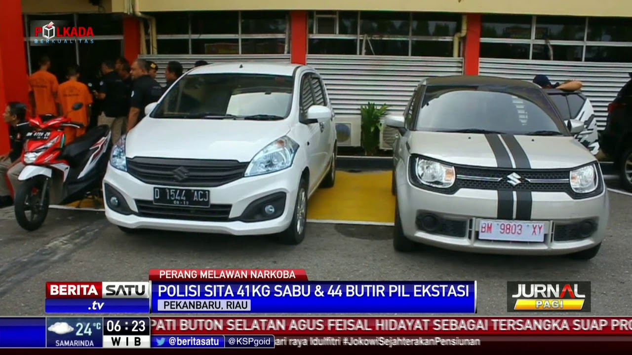 Polda Riau Gagalkan Penyelundupan Narkoba Senilai Rp 54 Miliar
