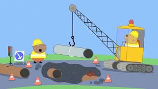 Peppa Pig Episodes | Digging up the Road | Cartoons for Children