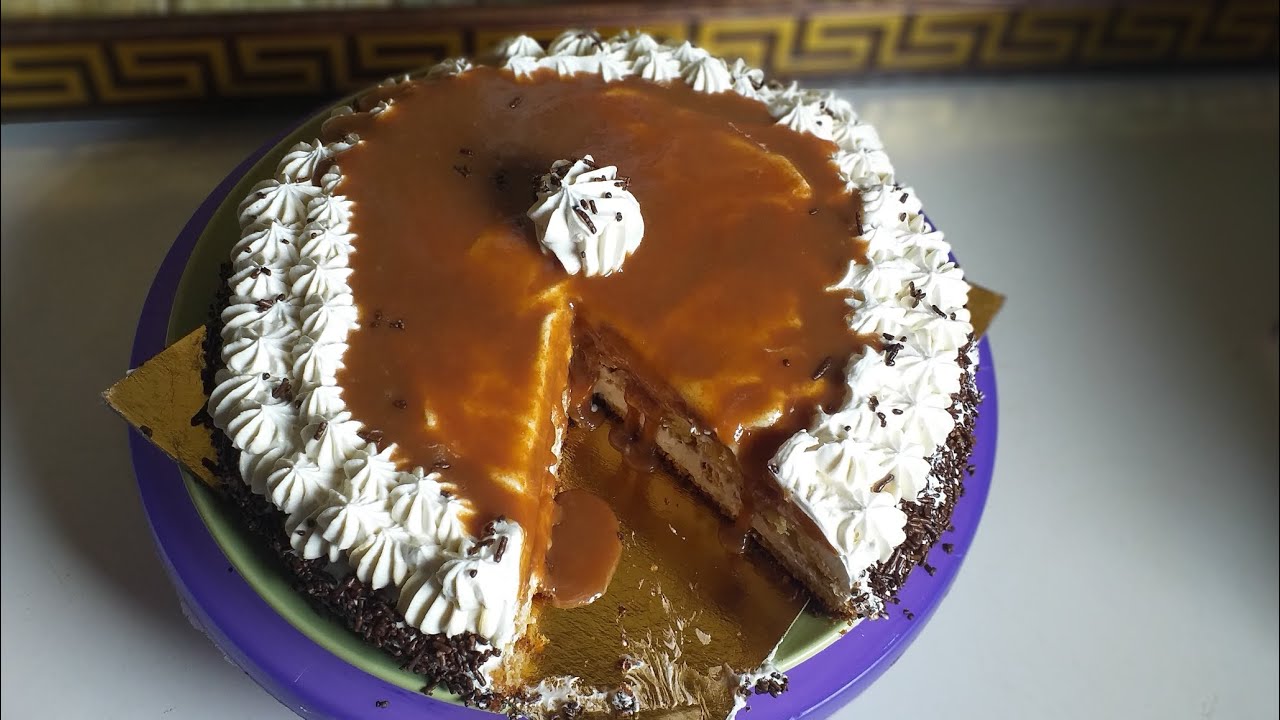 كيكة الكراميل إقتصادية بزوج حبات بيض