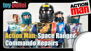 Vintage Action Man Space Ranger Commando repairs - Toy Polloi