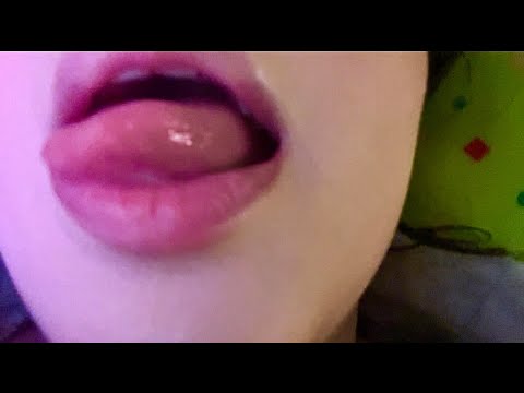 |ASMR| ✨🌈 TONGUE SOUNDS, lens licking, tongue fluttering