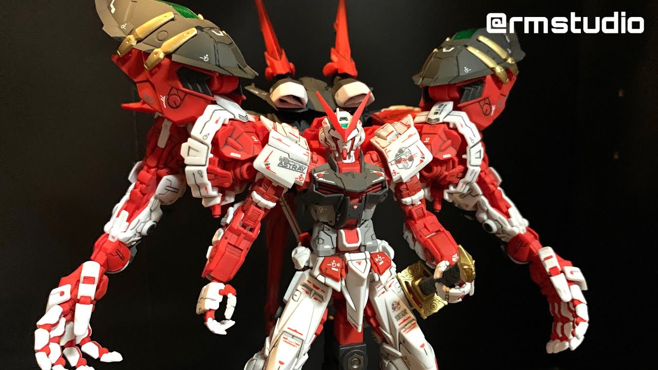 RG  GUNDAM ASTRAY RED FRAME POWERED RED Speed Paint build Review