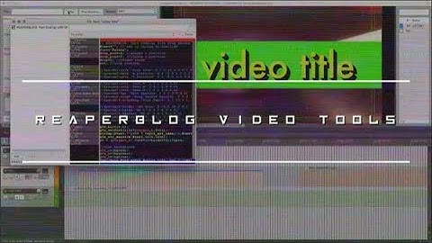 Light Transitions Pack for REAPER Blog Video Tools Course