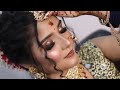 Most stunning  gorgeous bridal makeup  hairstyles tutorial  step by step  golden glittery eyes